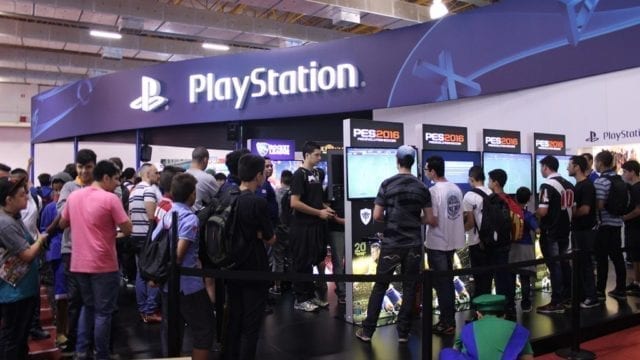 Estande da PlayStation na BGS 2015