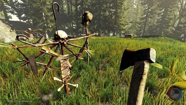 Um pouco do gameplay de The Forest