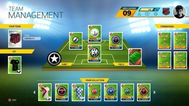 Super Button Soccer Team Management