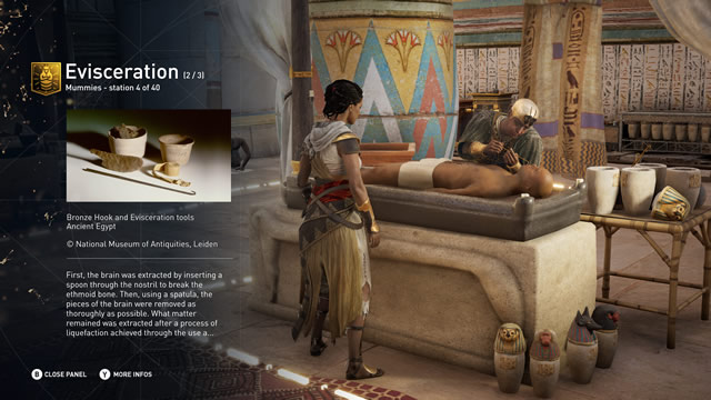 Imagem do modo de exploração da história do Egito Antigo