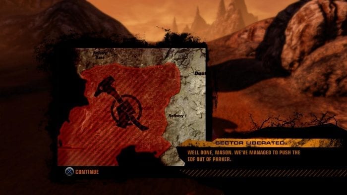 Red Faction Guerrilla ReMarstered mapa