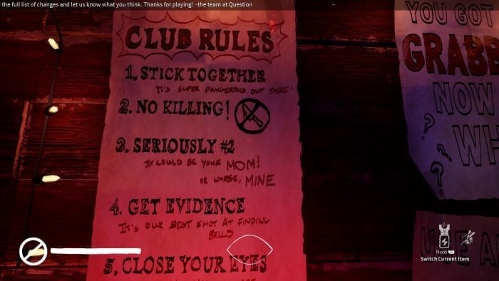 Blackout Club Rules