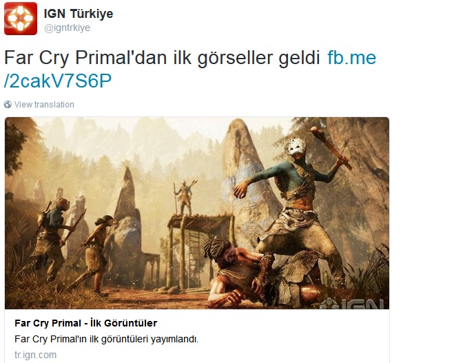 IGN Far Cry Primal