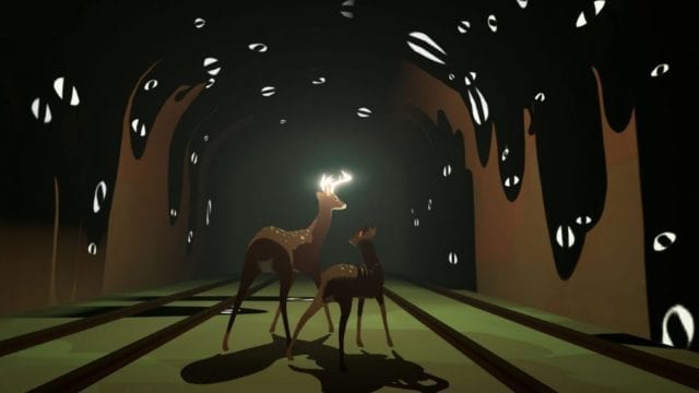 Jogo de aventura Way to the Woods - os personagens principais