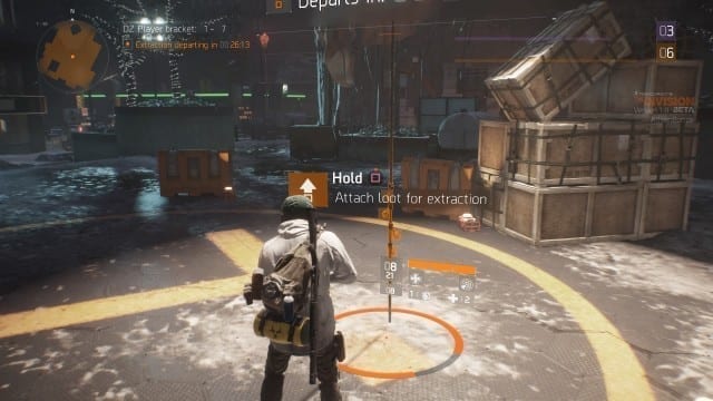 Ponto de extração da Dark Zone (Zona Cega) de The Division