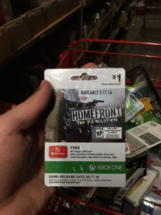 homefront reservation card