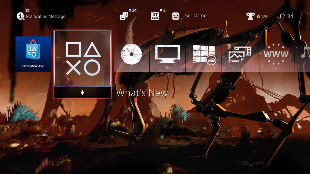 Tema PS4 Shadow of the Beast