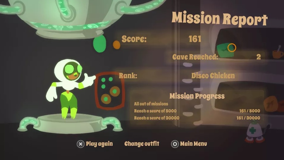 mission report de Laser Disco Defenders