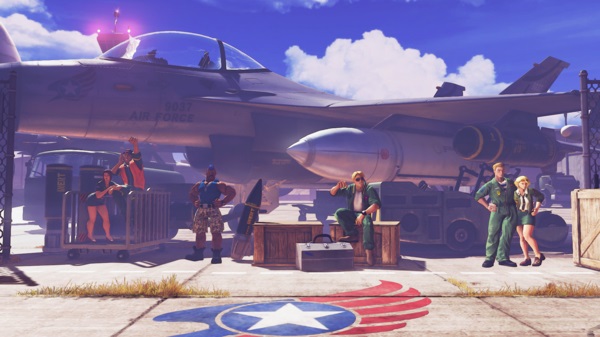 Base da força aérea em Street Fighter V