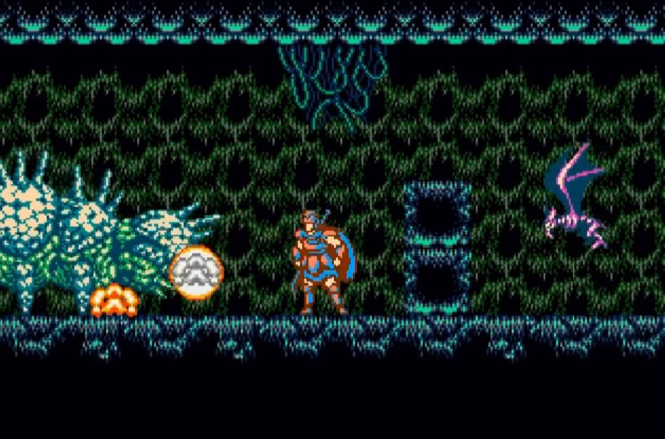 Enfrentando monstros em Odallus