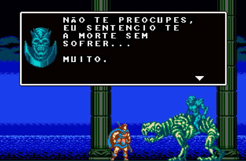 Os diálogos do jogo Odallus