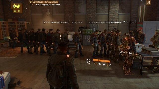 Jogadores fazem fila para iniciar seu agentes em The Division