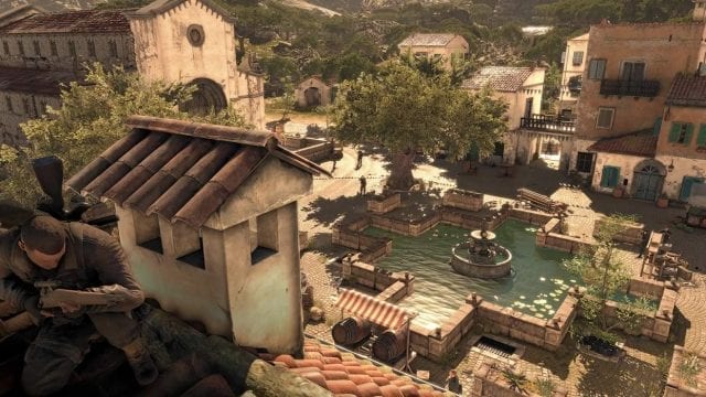 A cidade em Sniper Elite 4