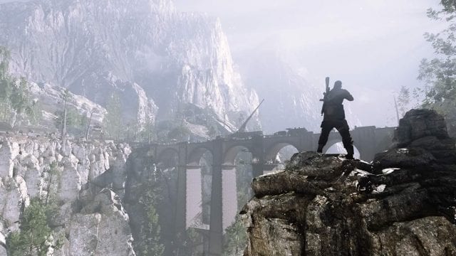 Sniper Elite 4 ataque na ponte