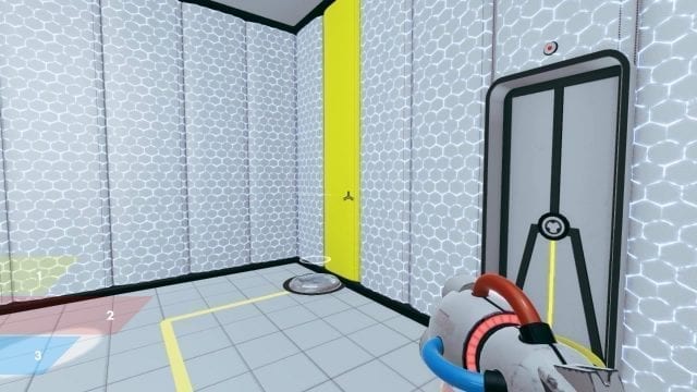 Dispositivo para abrir a porta em ChromaGun