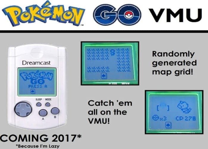 Pokémon para Dreamcast VMU