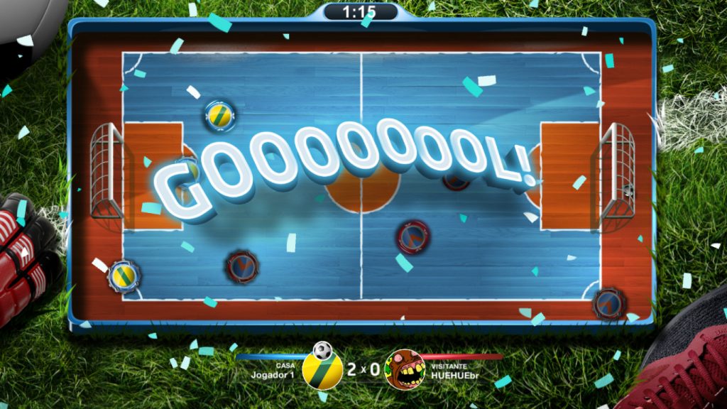 G1 - 'Super Button Soccer', game brasileiro de futebol de botão, é