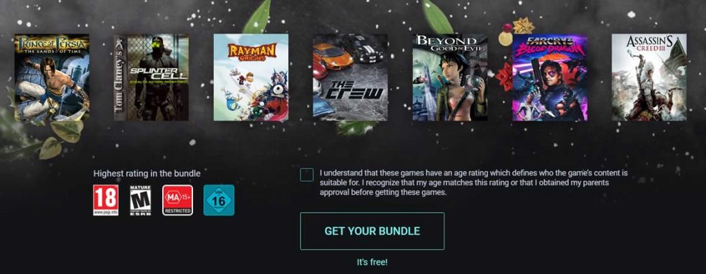 Jogos Ubisoft gratis