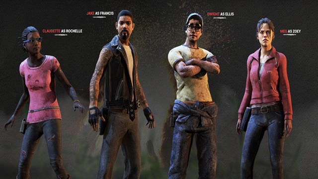 As roupas tematizadas para Dead by Daylight de Left 4 dead