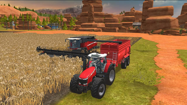 Farming Simulator 18 no deserto dos EUA