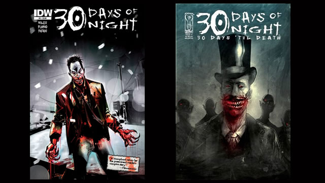 30 days of night capa quadrinho