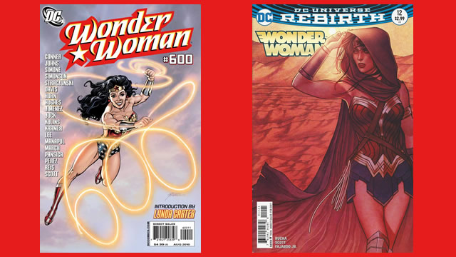 Capas da Mulher Maravilha de Nicola Scott