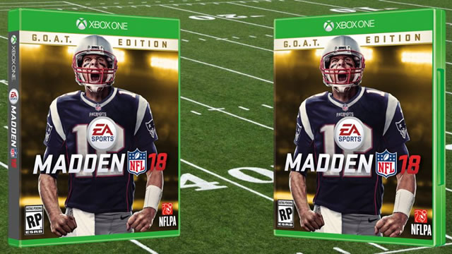 Tom Brady será a capa de Madden NFL 18