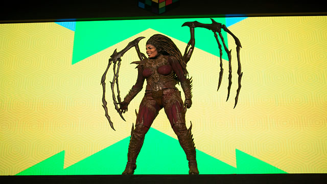 Jaqueline Fernandes como Sarah Kerrigan de Starcraft foi a vencedora Master Cosplay da CCXP 2016 Foto André Conti