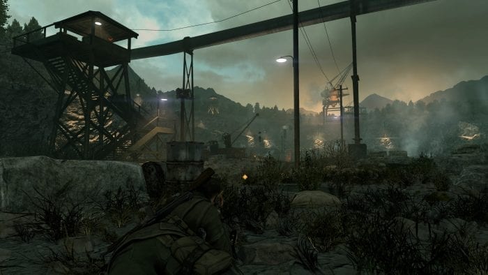 fase noturna de Sniper Elite V2
