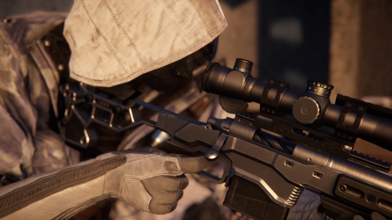 Sniper Ghost Warrior Contracts câmera em terceira pessoa durante cutscenes
