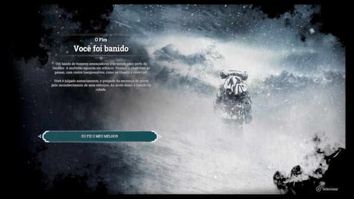 Frostpunk game over
