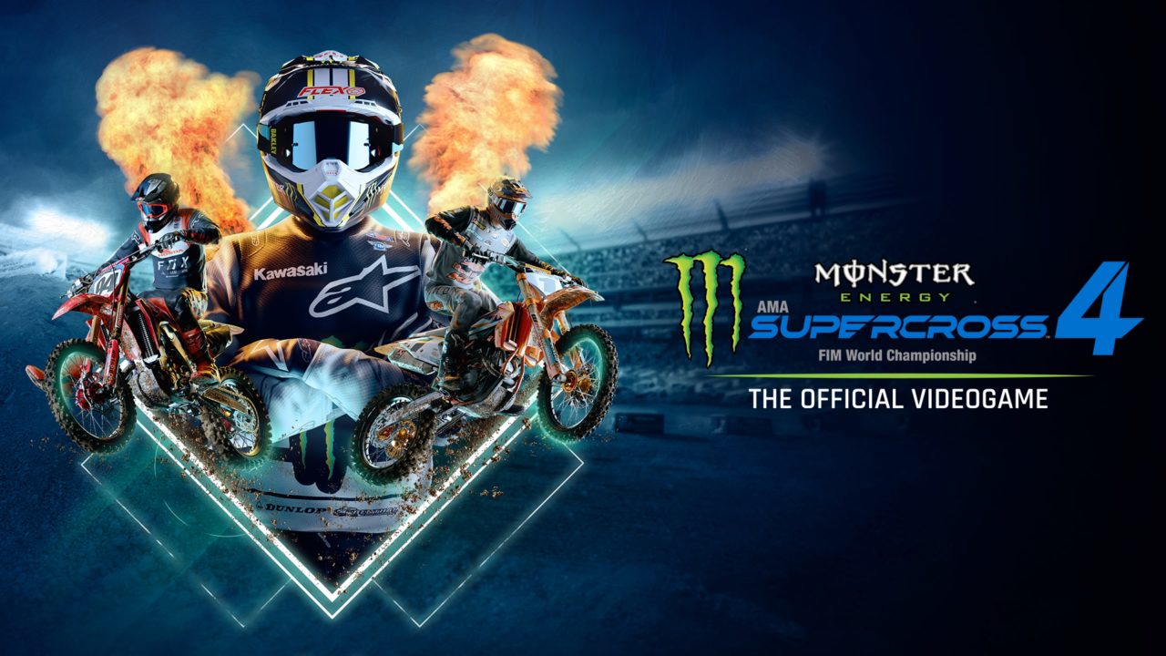 Jogo Monster Energy Supercross PS4 Motocross PS4 - Milestone