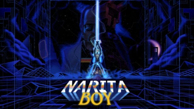 tela título do jogo Narita Boy