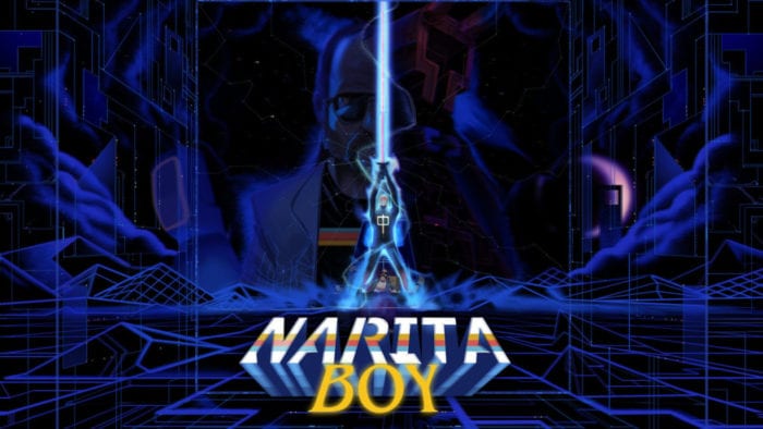 tela título do jogo Narita Boy
