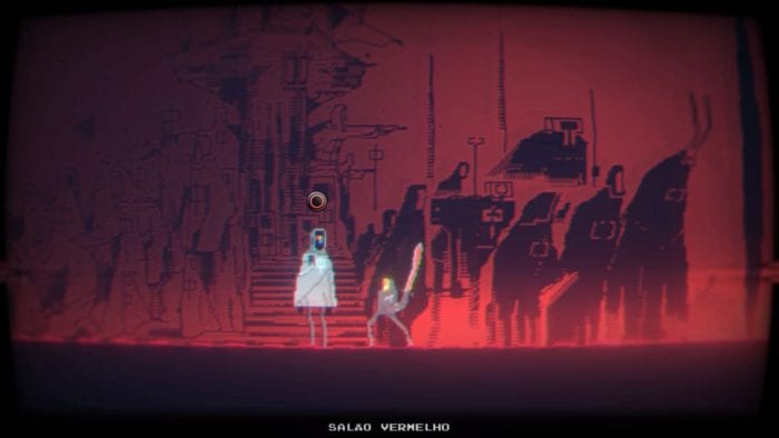 Narita Boy encontra um NPC