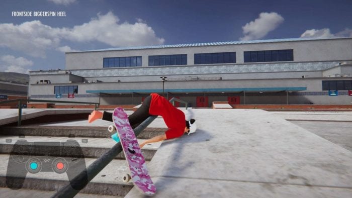 Personagem cai em Skater XL