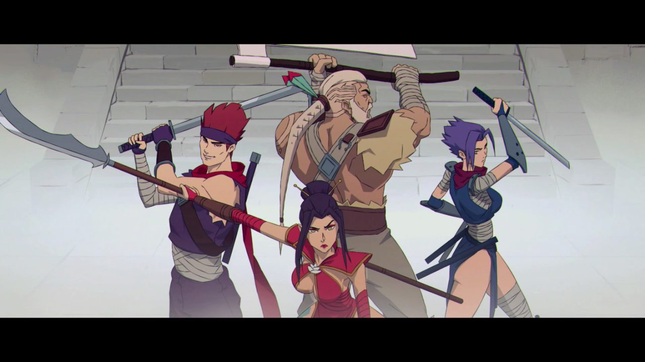 Versão anime dos personagens