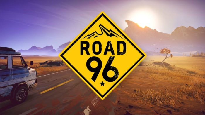 placa de trânsito com o nome Road 96