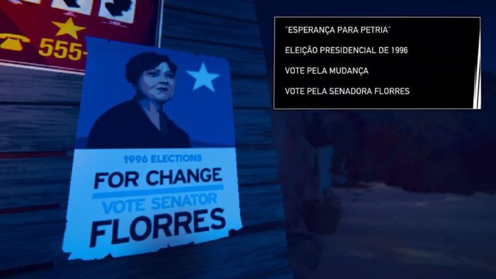 cartaz da candidata Florres