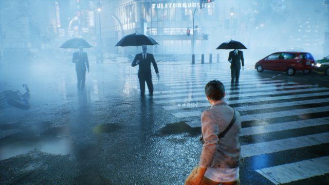 Os visitantes com guarda chuva são os mais comuns nas ruas