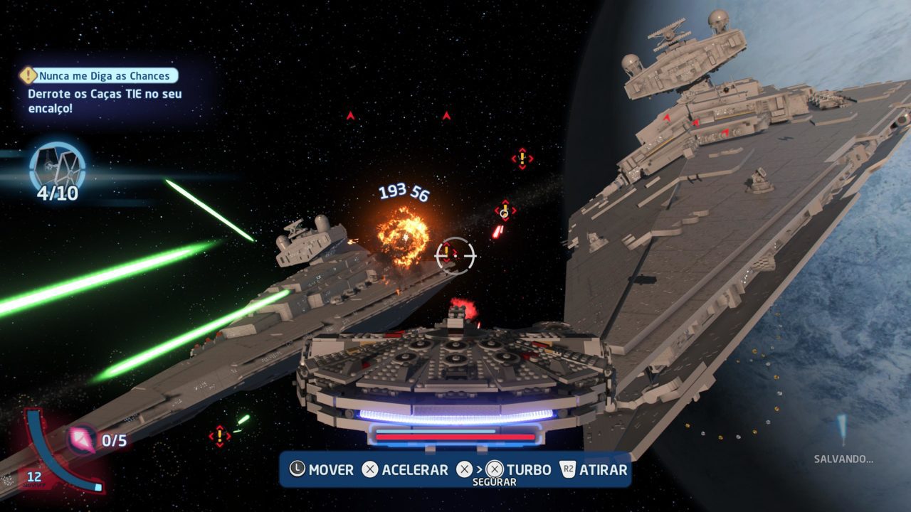 Combate Espacial em Skywalker Saga