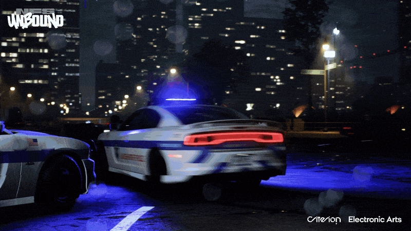 Perseguição policial Need for Speed Unbound
