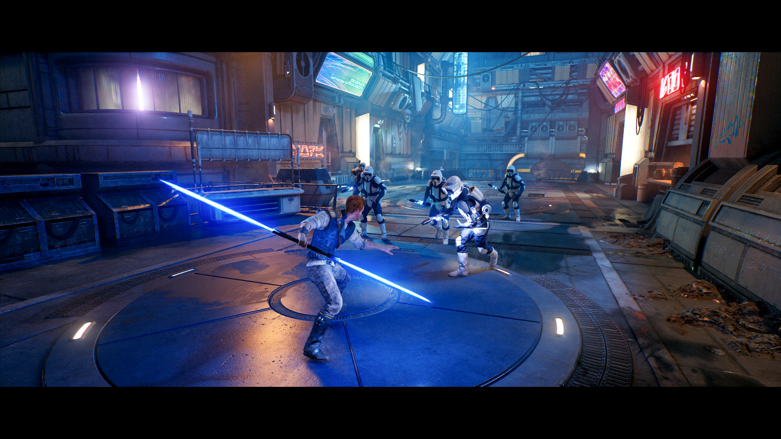 Cal batalhando em Star Wars Jedi: Survivor