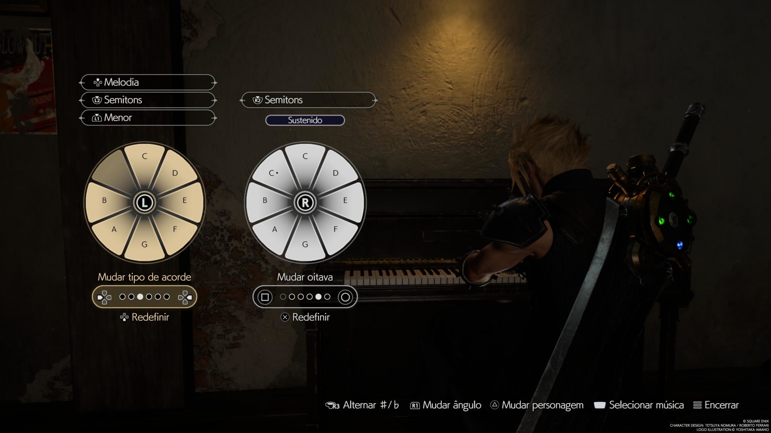 Minigame de tocar piano