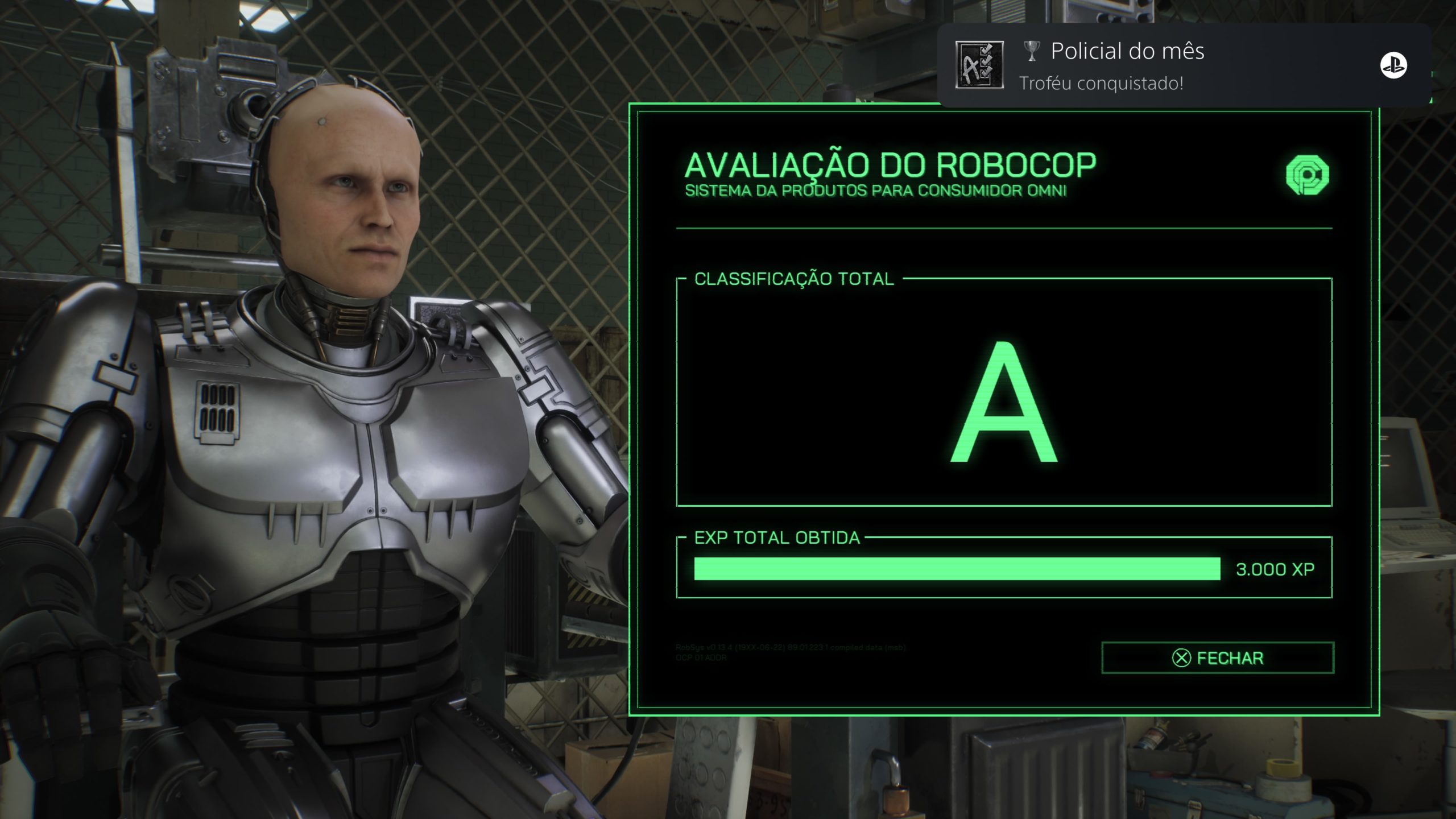 Sistema de avaliação