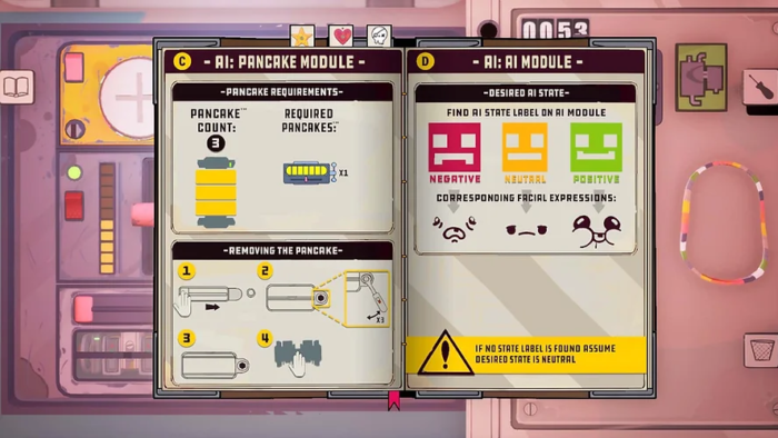 Captura de tela de um manual de instruções exibindo um aviso na tela, com fundo simples e foco nos ícones.